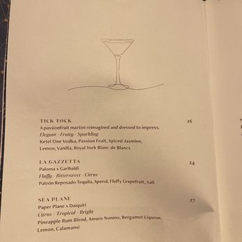 Fairmont Royal York - Drink menu - Hotels Near Me - Toronto, Ontario