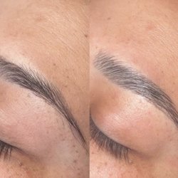 Johné Beauty Bar - Eyebrow lamination results