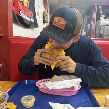 Diana's Burgers - A double GRANDE burger 1lb to be exact!! - Burgers Near Me - San Antonio, Texas