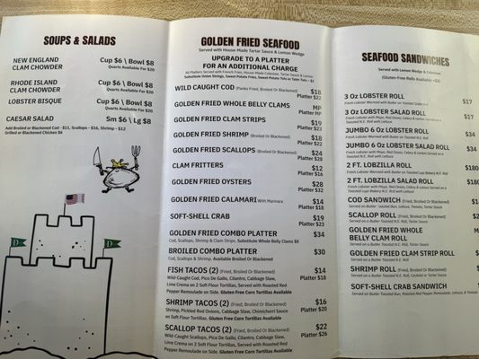 Menu photo 2 The Clam Castle Madison, CT Menu photo 2 The Clam Castle Madison, CT