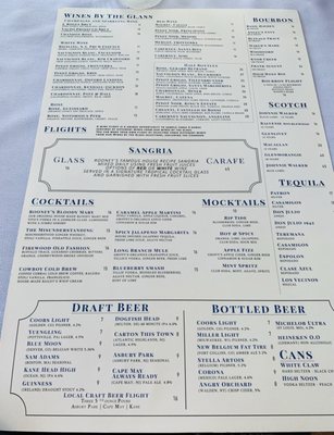 Menu photo 8 Rooney's Oceanfront Restaurant Long Branch, NJ