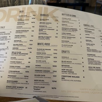 Cafe Whitney - Drink Menu - New American Near Me - Reno, Nevada Cafe Whitney - Drink Menu - New American Near Me - Reno, Nevada