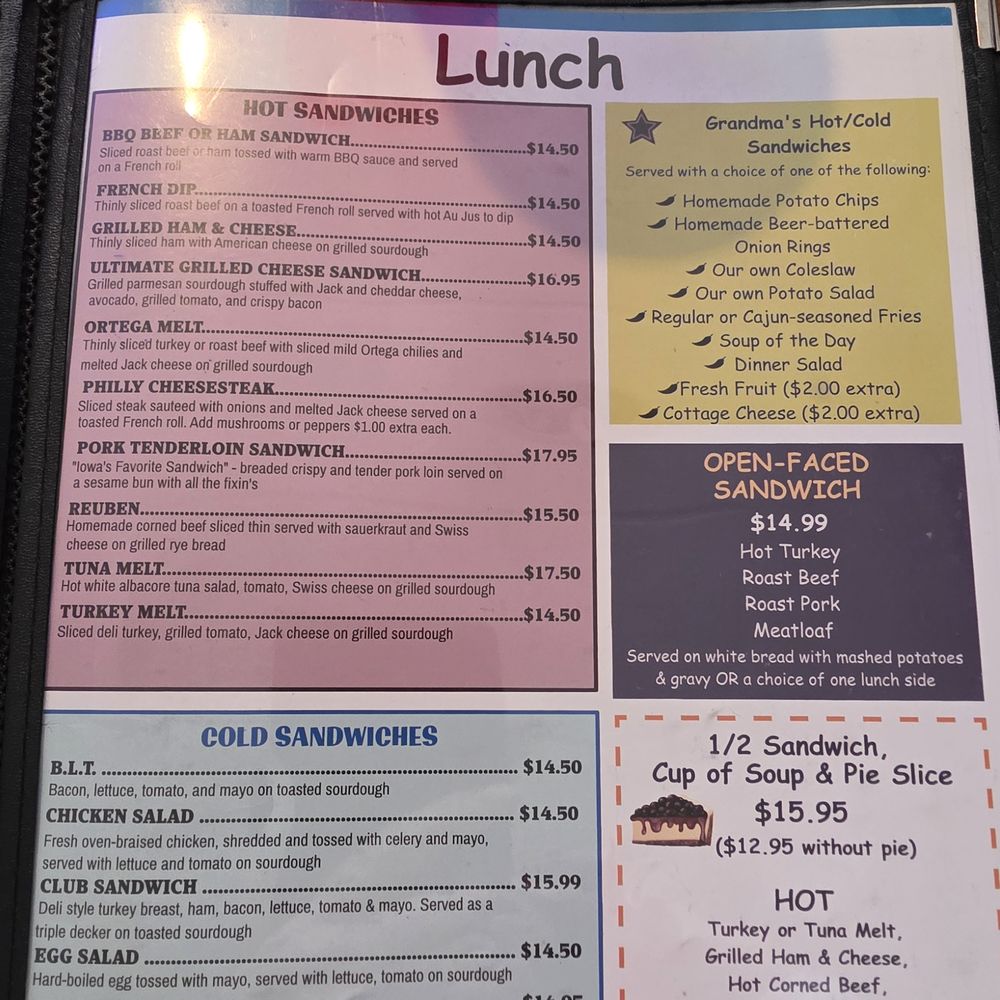 Grandma's Restaurant - Menu - New American Near Me - Oceanside, California Grandma's Restaurant - Menu - New American Near Me - Oceanside, California