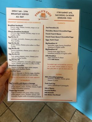Menu photo 1 Konito's Cafe San Diego, CA Menu photo 1 Konito's Cafe San Diego, CA