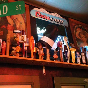 Sit N Bull Saloon - The many tap handles of different kegs that they have had. I am actually stealing this idea for my home bar! - Pizza Near Me - Giltner, Nebraska Sit N Bull Saloon - The many tap handles of different kegs that they have had. I am actually stealing this idea for my home bar! - Pizza Near Me - Giltner, Nebraska