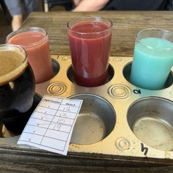Baa Baa Brewhouse - Flight- spurs and a stout