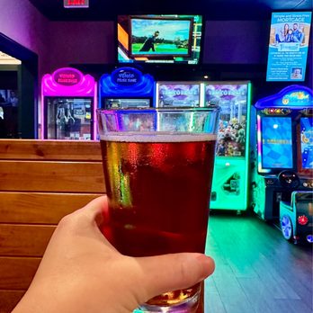 Gators Dockside Winter Springs - Yuengling Beer with claw machines and racing cars in the back - American Near Me - Winter Springs, Florida Gators Dockside Winter Springs - Yuengling Beer with claw machines and racing cars in the back - American Near Me - Winter Springs, Florida