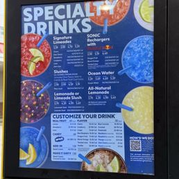 Speciality Drinks Speciality Drinks