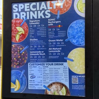 Sonic Drive-In - Speciality Drinks - Fast Food Near Me - Peabody, Massachusetts