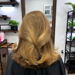 Nilora - Root touch up, toner, cut and style