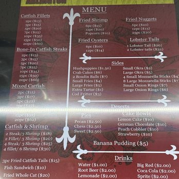 The Catfish Connection - Menu - Seafood Near Me - Arlington, Texas