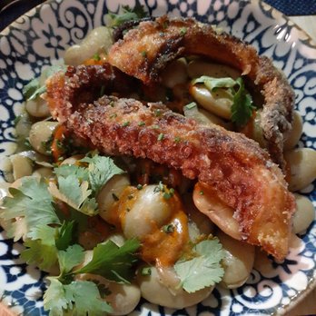 Anise Wine Bar- The Village Dallas - Crispy octopus thats probably some of the better octopus you can have in DFW - Wine Bars Near Me - Dallas, Texas