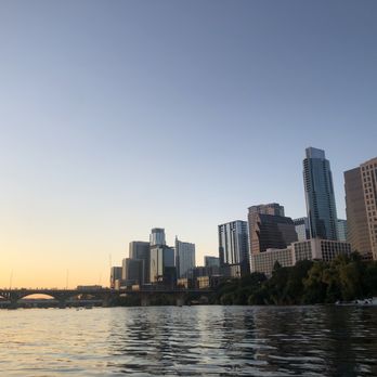 Capital Cruises - Beautiful sunset view of Austin from the kayak! - Boat Charters Near Me - Austin, Texas
