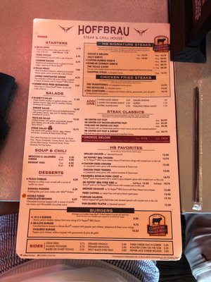 Menu photo 4 Hoffbrau Steak & Grill House Amarillo, TX Menu photo 4 Hoffbrau Steak & Grill House Amarillo, TX