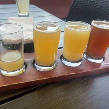 Odd Fellows Brewing - Flight #3 - Restaurants Near Me - Nashua, New Hampshire