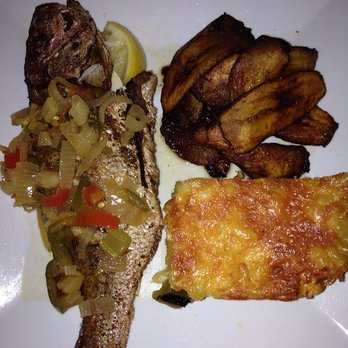 Sugarcane - #Creole whole #snapper, sweet #plantains, #macaronipie - Caribbean Near Me - Brooklyn, New York