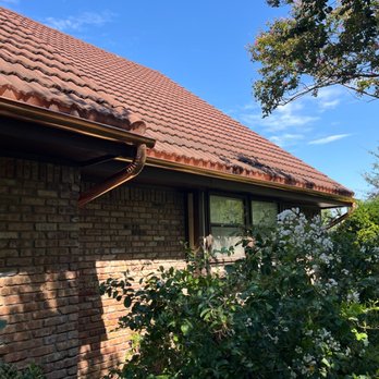 The Brothers that just do Gutters - 6" Half Round in Copper - Gutter Services Near Me - Dallas, Texas