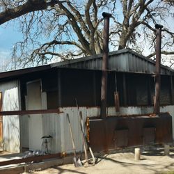 C&C  BBQ - The business end of C&C's building.