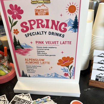 Drink Coffee Do Stuff - Spring menu - Coffee Roasteries Near Me - Reno, Nevada