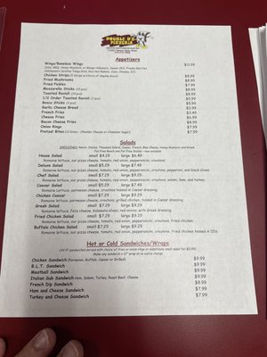 Menu photo 6 Double D's Pizzeria St. Louis, MO