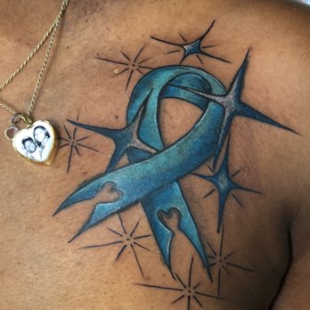 Gold Rush Studio - Marc Jackson was kind, patience, and beyond understanding to me. I'm more than satisfied. Cervical cancer ribbon for my Mom. - Tattoo Near Me Gold Rush Studio - Marc Jackson was kind, patience, and beyond understanding to me. I'm more than satisfied. Cervical cancer ribbon for my Mom. - Tattoo Near Me