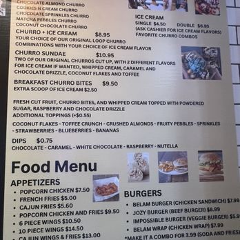 Cafe De Churros - Menu - Desserts Near Me - Tolleson, Arizona