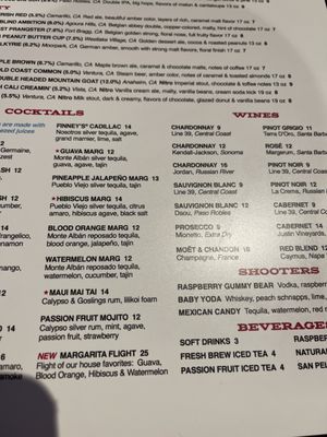 Menu photo 8 Finney's Crafthouse Camarillo, CA