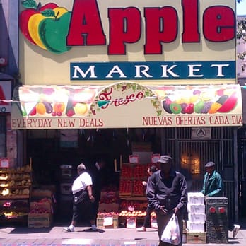 Apple Market - people walking in front of the store - Grocery Near Me - San Francisco, California Apple Market - people walking in front of the store - Grocery Near Me - San Francisco, California