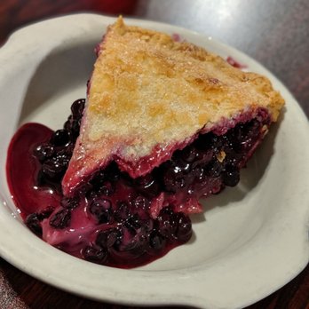 Two Sisters Cafe - Huckleberry pie - American Near Me - Babb, Montana