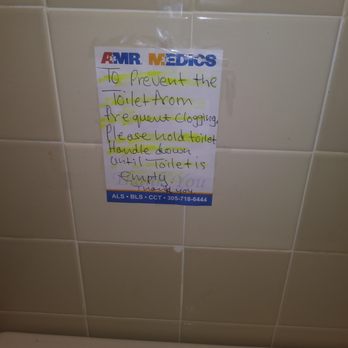 Villa Maria Nursing Center - Toilet note - Rehabilitation Center Near Me - North Miami, Florida