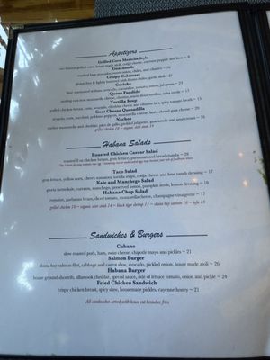 Menu photo 1 Cafe Habana Malibu, CA Menu photo 1 Cafe Habana Malibu, CA
