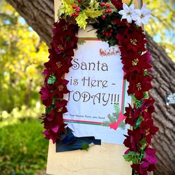 Christmas - Santa came to the LA County Arboretum's Victorian Christmas celebration! 2025 - Gift Shops Near Me - North Pole, Alaska