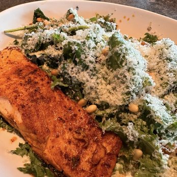 Eureka! - Blackened Salmon Kale Caesar ... - Burgers Near Me - Ontario, California Eureka! - Blackened Salmon Kale Caesar ... - Burgers Near Me - Ontario, California