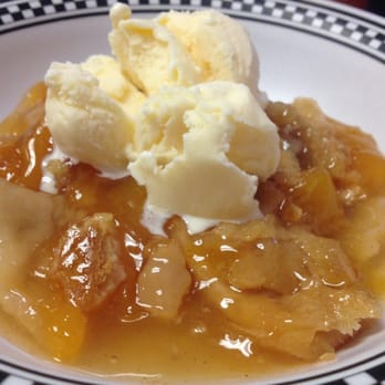 Pit-Master Bar-B-Que - Homemade peach cobbler Al la mod - Barbeque Near Me - The Woodlands, Texas