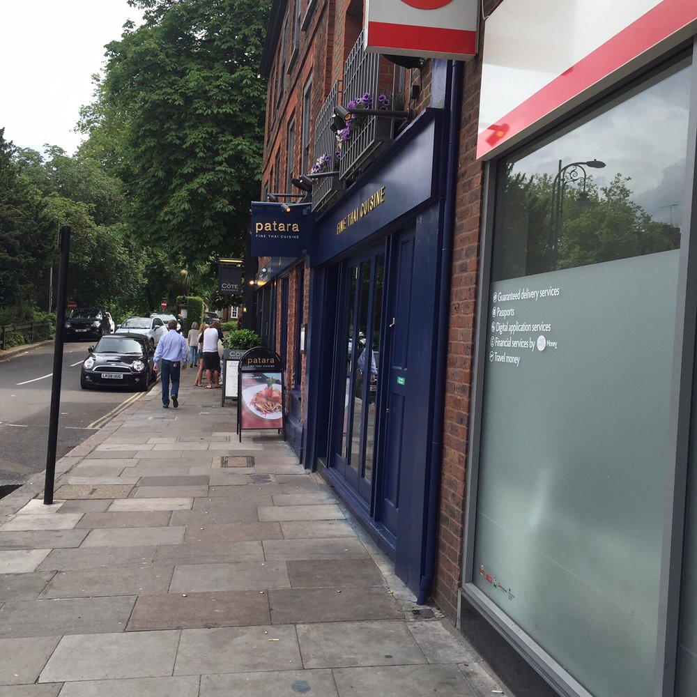Patara Restaurant - Outside of the resturant - Thai Near Me - London, XGL Patara Restaurant - Outside of the resturant - Thai Near Me - London, XGL