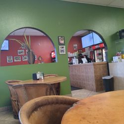 Inside the restaurant
