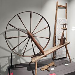 Cherokee County History Center - Spinning wheel for thread/twine making