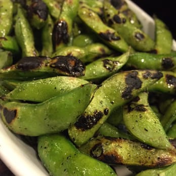 Amakara - Grilled edamame with olive oil and garlic salt - Sushi Bars Near Me - Dublin, California Amakara - Grilled edamame with olive oil and garlic salt - Sushi Bars Near Me - Dublin, California