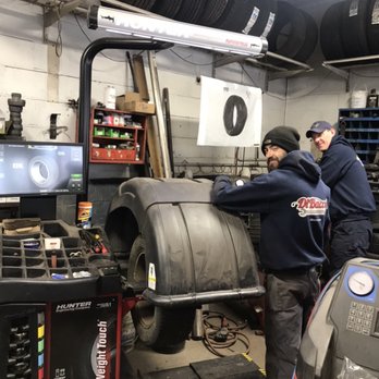 DiBacco's Service Center - J and Tim getting some tires done - Auto Repair Near Me - Beverly, Massachusetts DiBacco's Service Center - J and Tim getting some tires done - Auto Repair Near Me - Beverly, Massachusetts