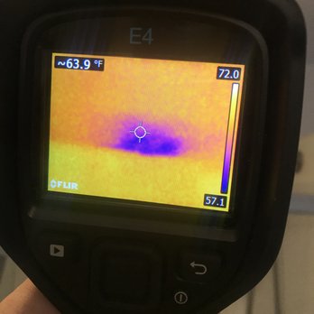 Next Level Home Inspections - Infrared helps us see the unseen. like this water leak behind the drywall. - Home Inspectors Near Me Next Level Home Inspections - Infrared helps us see the unseen. like this water leak behind the drywall. - Home Inspectors Near Me