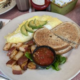 Mexican omelet with dry rye, Oh My!