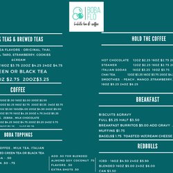 Boba Flo - Our Menu