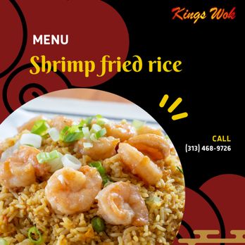 King Wok - Shrimp Fried Rice Cravings? We've Got You. - Chinese Near Me - Detroit, Michigan King Wok - Shrimp Fried Rice Cravings? We've Got You. - Chinese Near Me - Detroit, Michigan