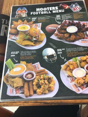 Menu photo 1 Hooters San Miguel de Cozumel, ROO