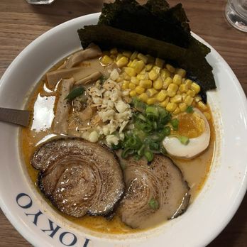 RAKKAN Ramen - Chicago Uptown - Spicy Quartz Ramen with corn, seaweed, and garlic - Ramen Near Me - Chicago, Illinois RAKKAN Ramen - Chicago Uptown - Spicy Quartz Ramen with corn, seaweed, and garlic - Ramen Near Me - Chicago, Illinois