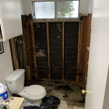 Cottage Construction - Shower removal in preparation of tub combo - General Contractors Near Me - Costa Mesa, California Cottage Construction - Shower removal in preparation of tub combo - General Contractors Near Me - Costa Mesa, California