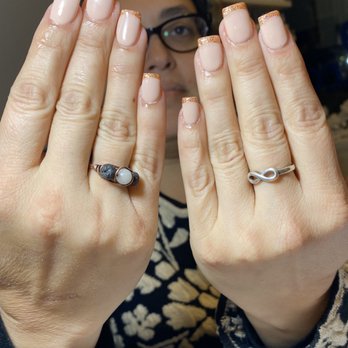Napa Nails - Full set #gold tips #by Kate - Nail Salons Near Me - Napa, California Napa Nails - Full set #gold tips #by Kate - Nail Salons Near Me - Napa, California