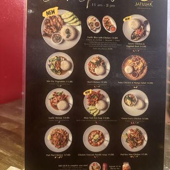 Jatujak - Lunch Special Menu 11-3 - Food Delivery Services Near Me - Toronto, Ontario