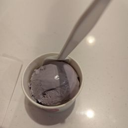 Taro ice cream - 5 dollars for a single scoop Taro ice cream - 5 dollars for a single scoop
