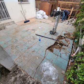 Hooper Concrete Cutting & Core Drilling - Concrete and tile breaking and removal from homeowner's patio - Masonry/Concrete Near Me Hooper Concrete Cutting & Core Drilling - Concrete and tile breaking and removal from homeowner's patio - Masonry/Concrete Near Me